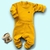 Conjunto Bebe Moletinho Manga Longa - Mostarda - comprar online