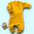 Conjunto Bebe Moletinho Manga Longa - Mostarda - comprar online