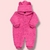 Macacão Bebê Menina Teddy com Orelhinha no Capuz Pink - comprar online