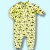 Macacão Bebê Suedine com Ziper Raposa - Amarelo - comprar online