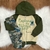 Conjunto infantil menino moletom pelúciado com capuz verde e estampa Explore the World, com calça camuflada em tons de verde, bege e azul