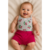 Kit Body Bebê 3 Peças Menina – Estampa Cereja - comprar online