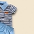Conjunto Infantil Menino Camisa Polo e Bermuda Jeans Fake - Listrado na internet