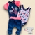 Kit Body Bebê Menina 3 Peças Diva - Pink