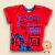 Camiseta Manga Curta Infantil Homem Aranha - Vermelho