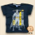 Camiseta Manga Curta Infantil Batman - Preto