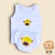 Conjunto Bebê Tapa Fralda com Regata Urso Trabalhador - Branco