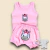 Conjunto Regata Bebê Zebrinha - Rosa Bebê