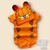 Body Bebê Manga Curta Garfield com Touquinha