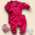 Conjunto Bebê Moletinho Manga Longa - Pink