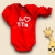 Body Bebê Manga Longa Eu Amo Titia - Vermelho