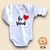 Body Bebê Manga Longa Eu Amo Vovô - Branco