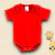 Kit Body Bebê 3 Peças Lisos - Rosa Bebê, Vermelho e Pink - Neném Cute - Moda Infantil