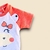Body Manga Curta Hipopótamo - Salmão - Neném Cute - Moda Infantil