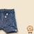 Bermuda Infantil Saruel Jeans Fake - Azul Escuro - comprar online