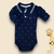 Body Polo Manga Longa Menino Poa - Azul Marinho