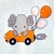 Body Bebê Manga Curta Elefante - Verde Claro - comprar online
