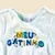 Body Bebê Manga Curta Meu Gatinho - Verde Claro - comprar online