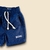 Bermuda Infantil de Linho com Bolsos - Azul Marinho - comprar online