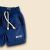 Bermuda Infantil de Linho com Bolsos - Azul Marinho - comprar online