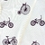 Body Bebê Manga Curta Bicicletas - Bege - comprar online