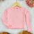 Blusa Infantil Menina Canelada com Brilho Rosa - comprar online