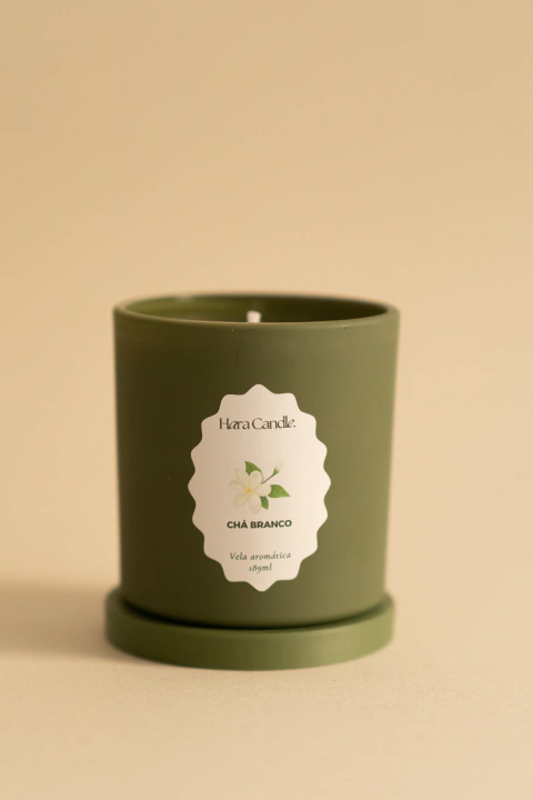 Vela Aromática Chá Branco