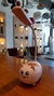 LAMPARA CHANCHITO ROSA LED CARGA USB