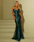 Vestido Longo Acetinado com Corset na internet