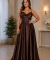 Vestido Longo Corpete Zibeline