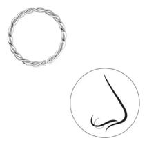 Piercing Argolinha Torcida em Prata 925