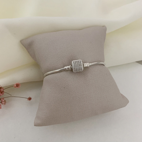 Pulseira Inspiração Pandora Cravejada