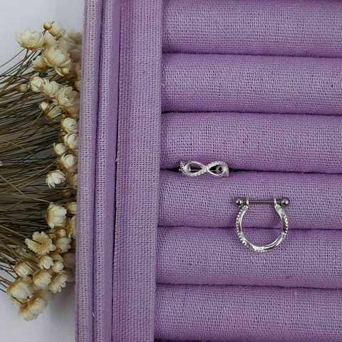 Piercing Torcido Conch em Prata 925