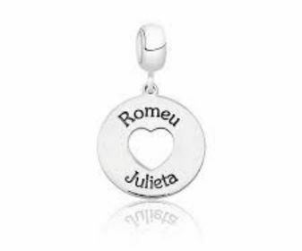 Berloque Personalizado Com 2 Nomes