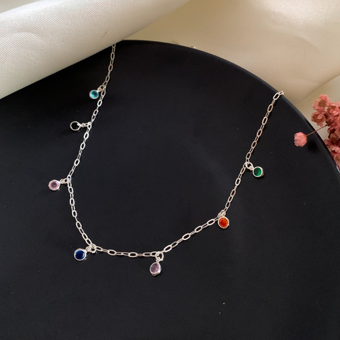 Choker Zicôrnia Color Gota penduradas