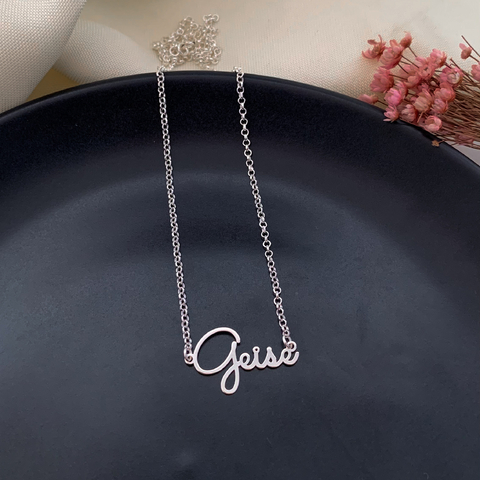 Gargantilha Nome Fonte Fina