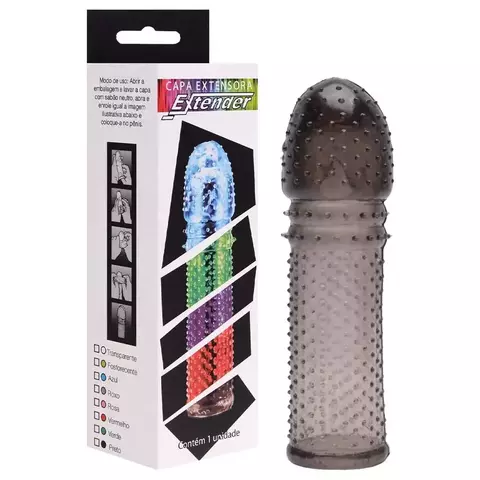 Capa Peniana Extensora Extender 16Cm Kgel - Cor Sortida