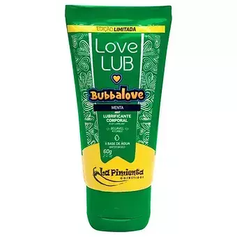 Lubrificante Love Lub Bubbalove 60G - Menta