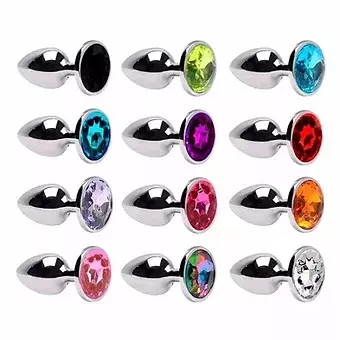 Plug Anal P Aço Brilhante 7x2,8cm