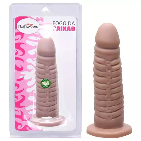 Pênis Borracha Fogo Da Paixão 12 X 4,2Cm (HP335N) Hot Flowers
