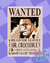 Afiche One Piece - Wanted Crocodile - comprar online