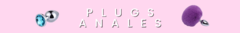 Banner de la categoría Plugs anales 