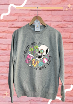 Sudadera Calavera Beach