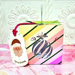 TROQUEL CUBO CON ASA CHRISTMAS BOX