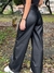 Calça wide leg Couro - Luu Store