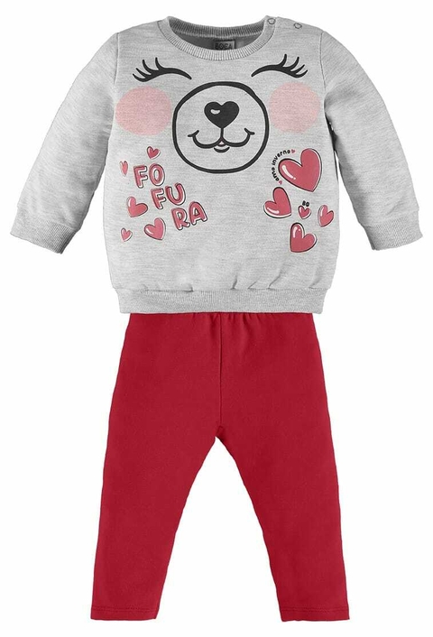 Conjunto Blusão e Legging Infantil Menina
