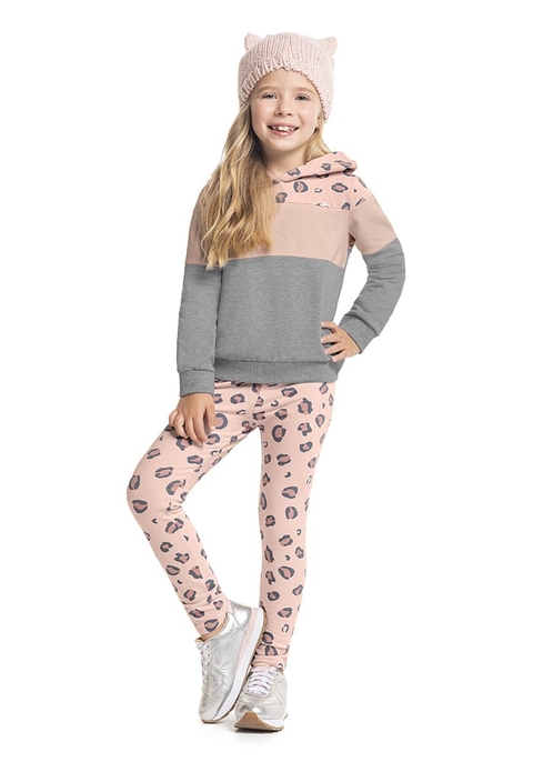 Conjunto Infantil Blusão e Leggin Menina