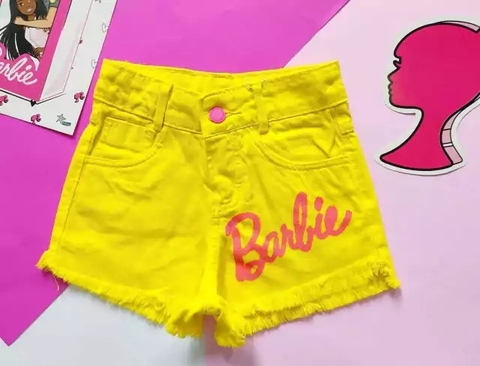 Short Jeans Infantil Barbie