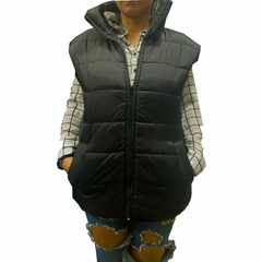 Chaleco Inflable Puffer Over Abrigo Bolsillos Moda Unisex - Novus indumentaria