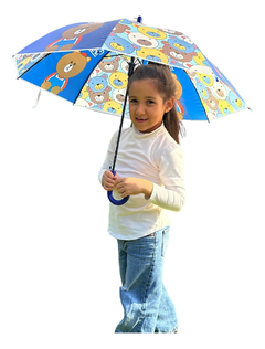Paraguas Infantil Colores Automatico Para Lluvia Niño Niña - comprar online